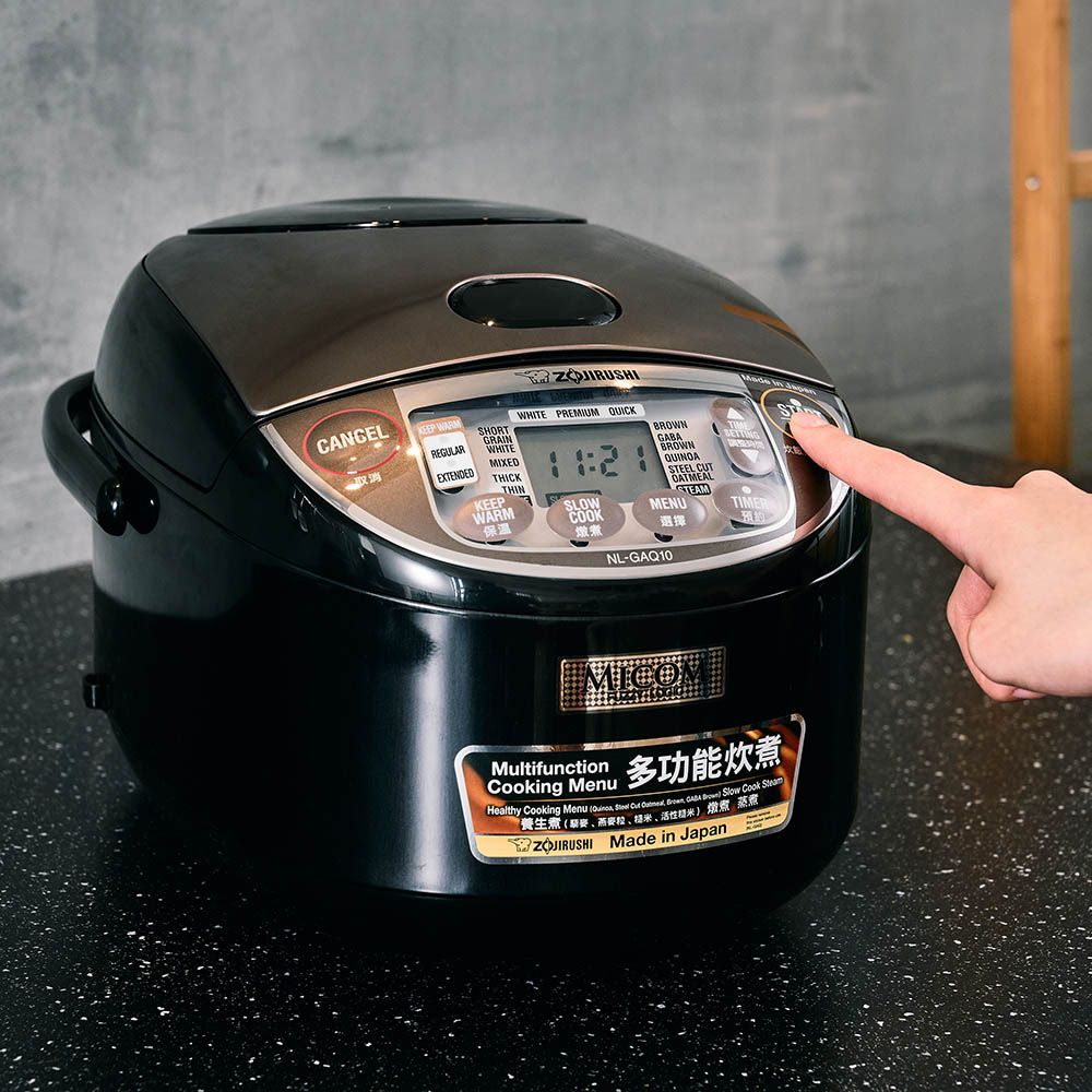 Zojirushi - Electric Rice Cooker/Warmer - Metallic Black - 1 L