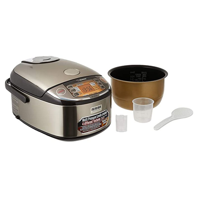 Zojirushi - Electric Rice Cooker/Warmer - Stainless Brown - 1 L