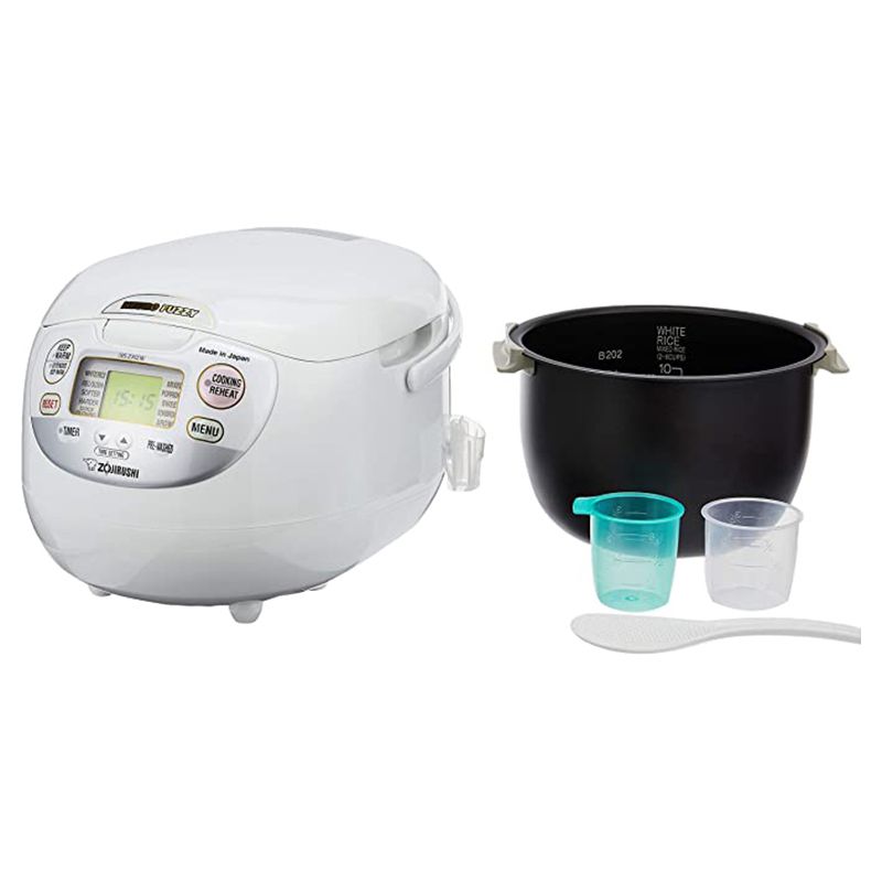 Zojirushi - Electric Rice Cooker/Warmer - Premium White - 1.8 L