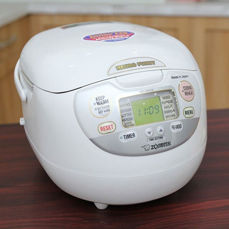 Zojirushi - Electric Rice Cooker/Warmer - Premium White - 1.8 L