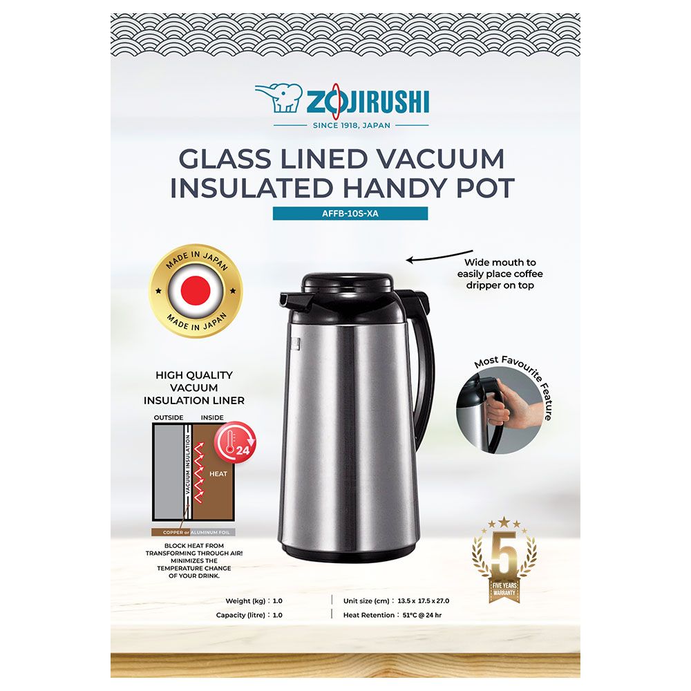 Zojirushi - Premium Thermal Carafe - 1.0L