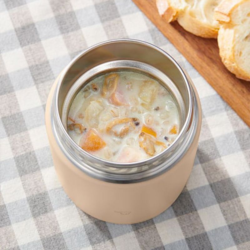 Zojirushi - Stainless Steel Vacuum Soup Jar - 0.30L - Beige