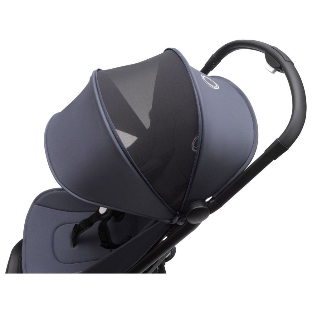 Bugaboo - Butterfly Complete Travel Stroller - Black/Stormy Blue