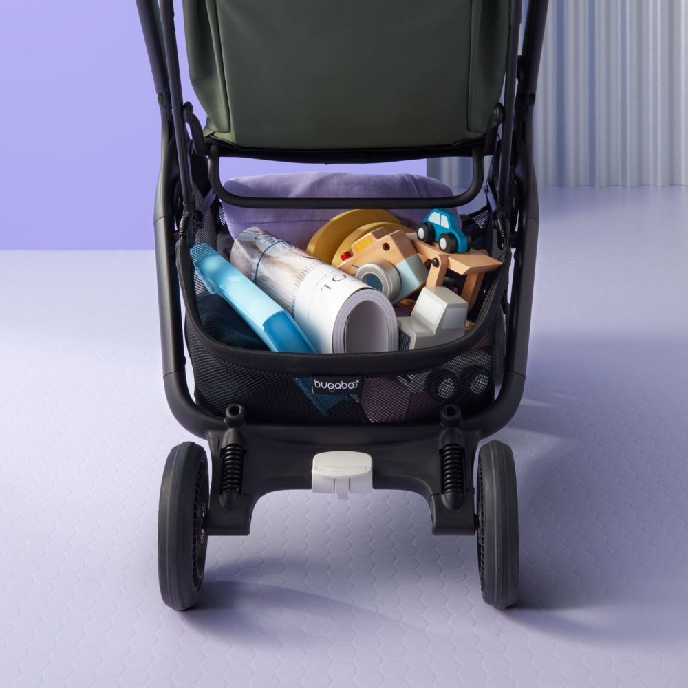 Bugaboo - Butterfly Complete Travel Stroller - Black/Stormy Blue