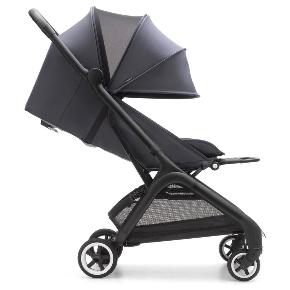 Bugaboo - Butterfly Complete Travel Stroller - Black/Stormy Blue