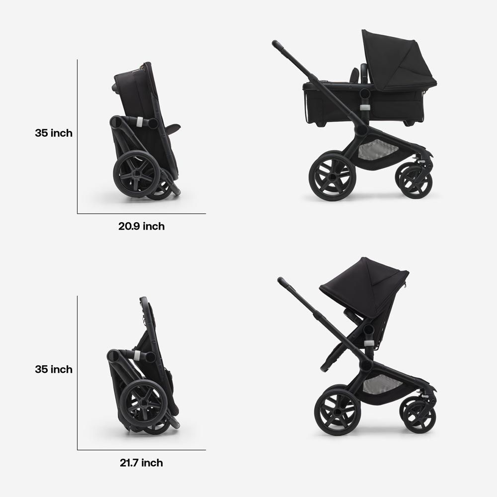 Bugaboo - Fox 5 Complete Stroller - Graphite/Grey Melange