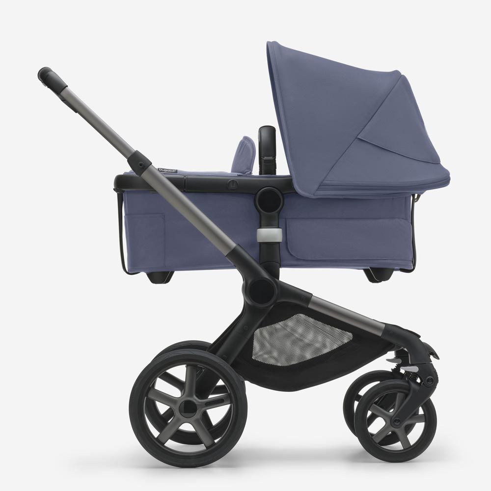 Bugaboo - Fox 5 Complete Stroller - Graphite/Stormy Blue