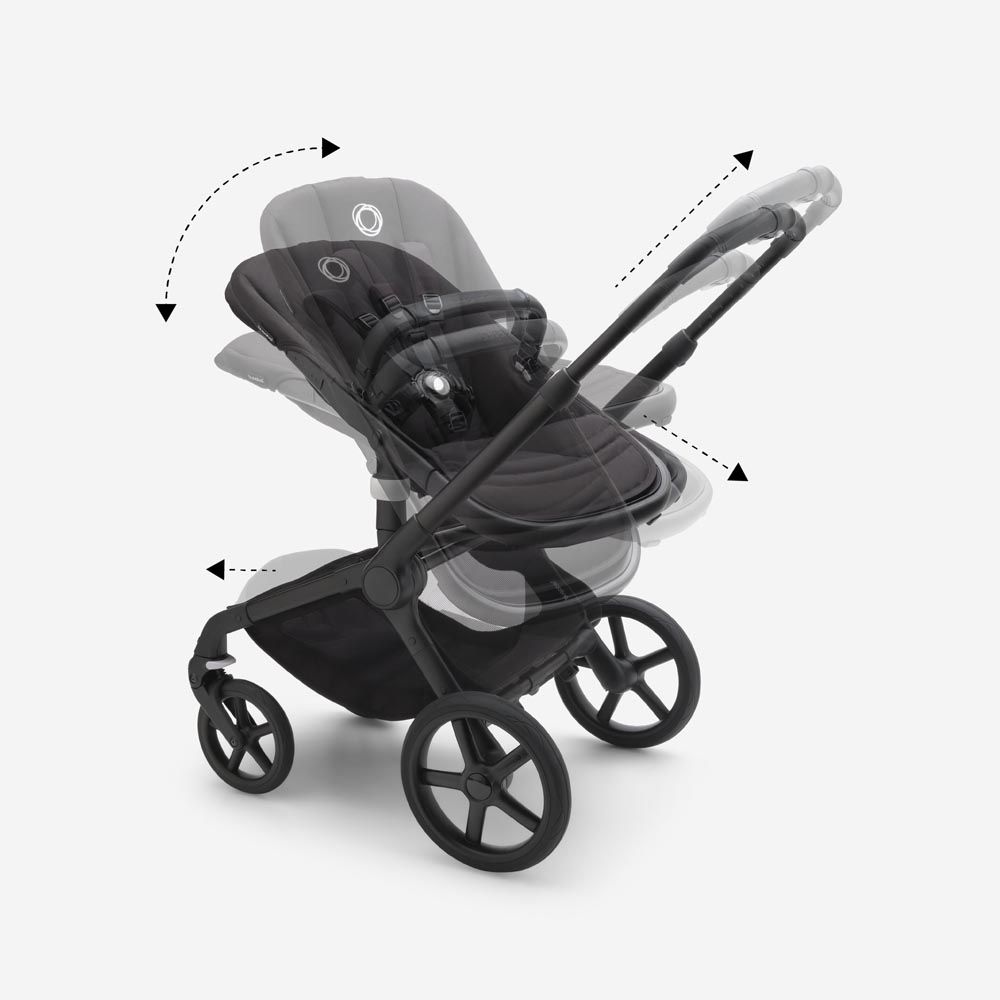 Bugaboo - Fox 5 Complete Stroller - Graphite/Stormy Blue