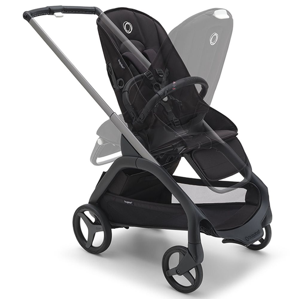 Bugaboo - Dragonfly Stroller - Midnight Black/Skyline Blue