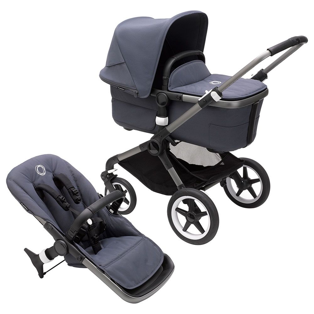 Bugaboo - Fox 3 Complete Me Stroller - Stormy Blue