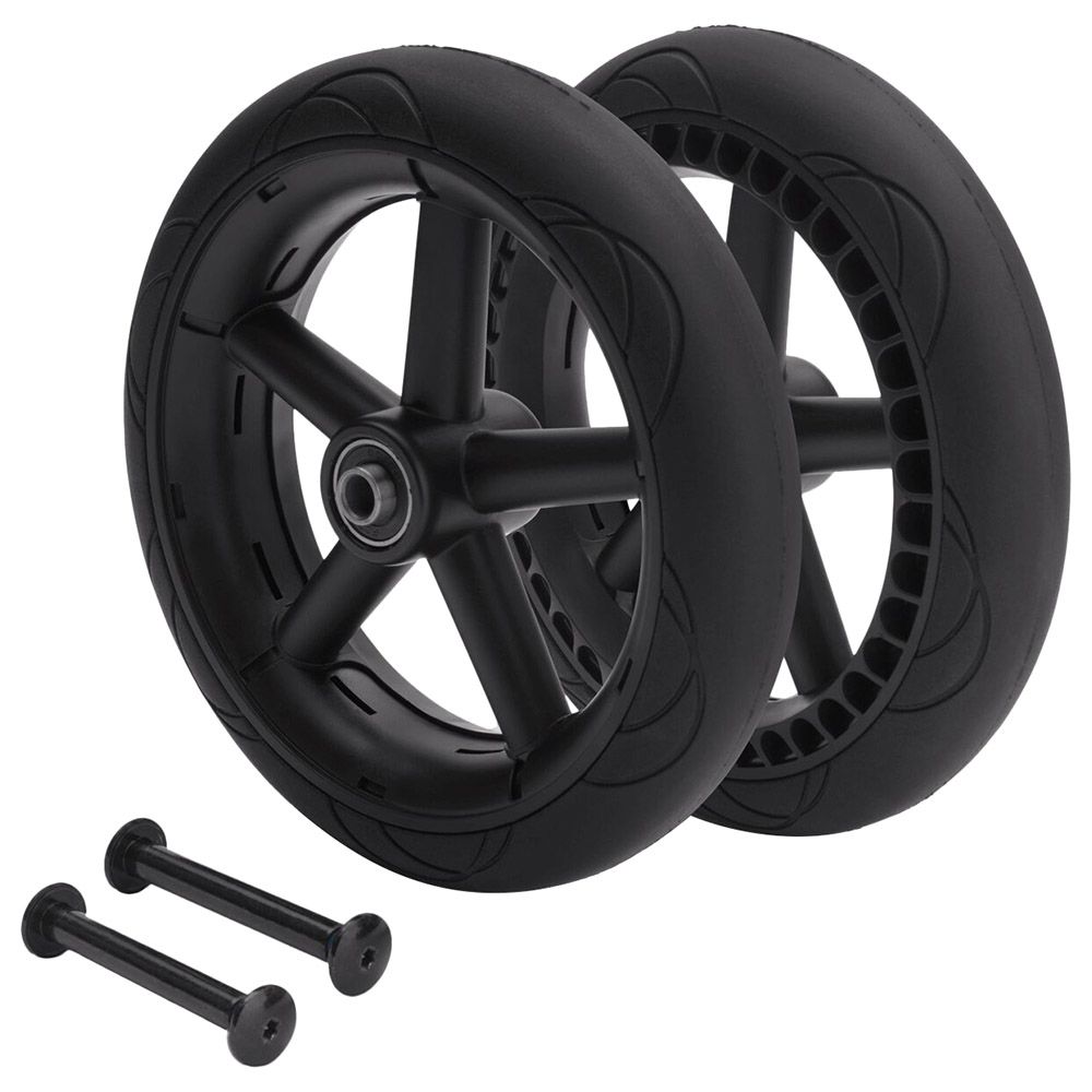 Bugaboo - Bee 6 Rear Replacement Wheels Only - Black - 2pcs