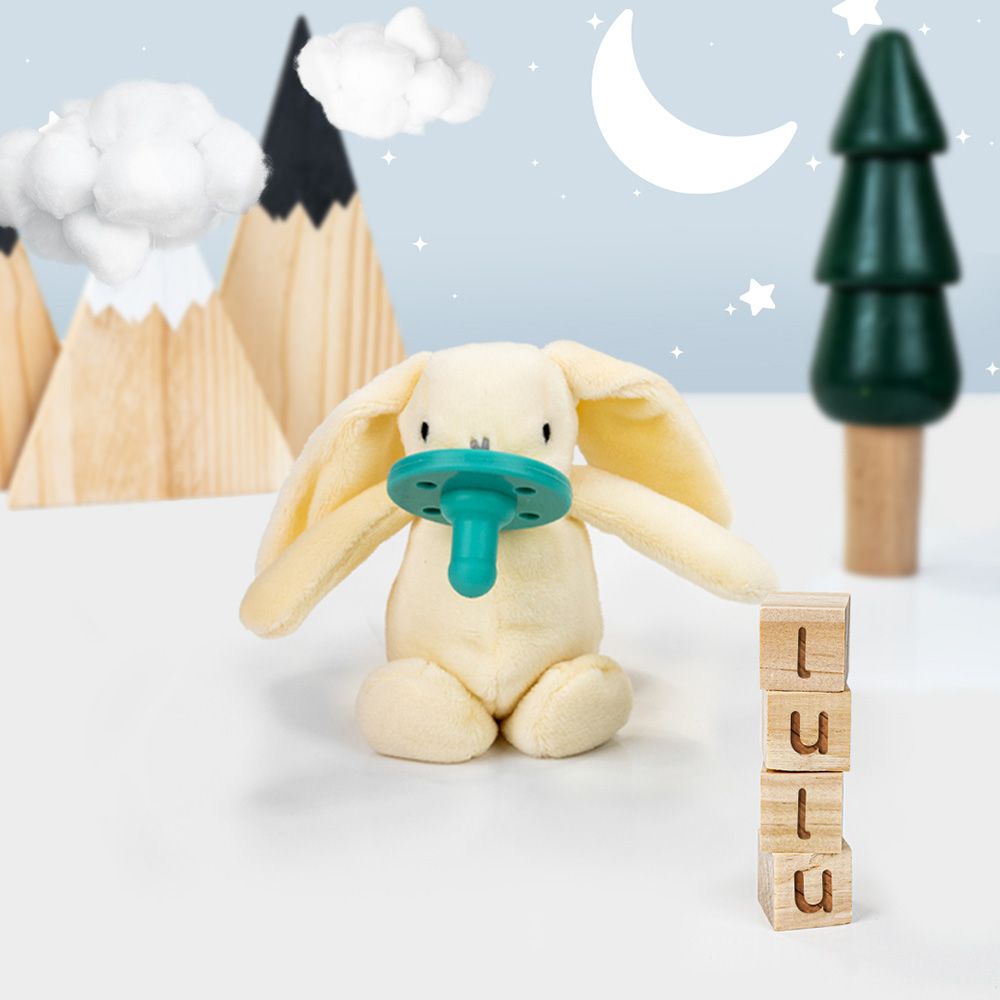 Minikoioi - Plush Toy With Soother - Sleep Buddy White Bunny