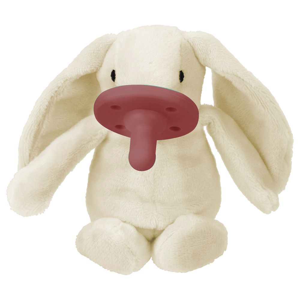 Minikoioi - Plush Toy With Soother - Sleep Buddy White Bunny