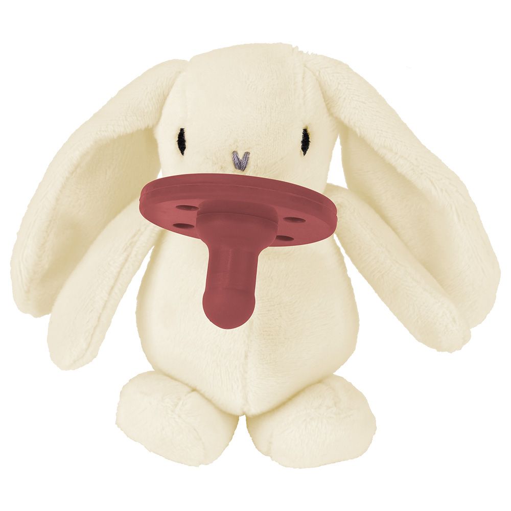 Minikoioi - Plush Toy With Soother - Sleep Buddy White Bunny