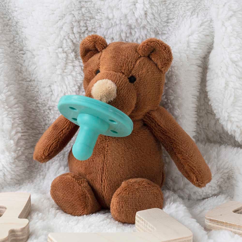 Minikoioi - Plush Toy With Soother - Sleep Buddy Brown Bear