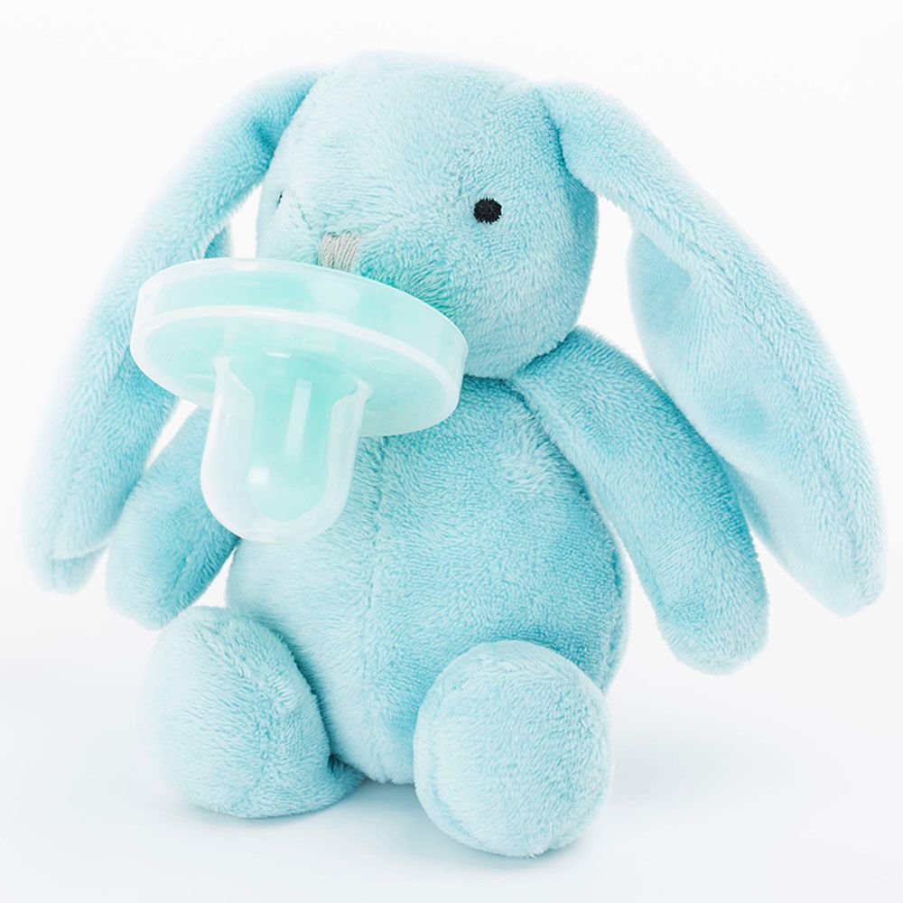 Minikoioi - Plush Toy With Soother - Sleep Buddy Blue Bunny