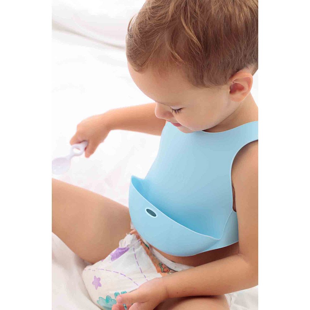 Minikoioi - Silicone Flexi Bib - Blue