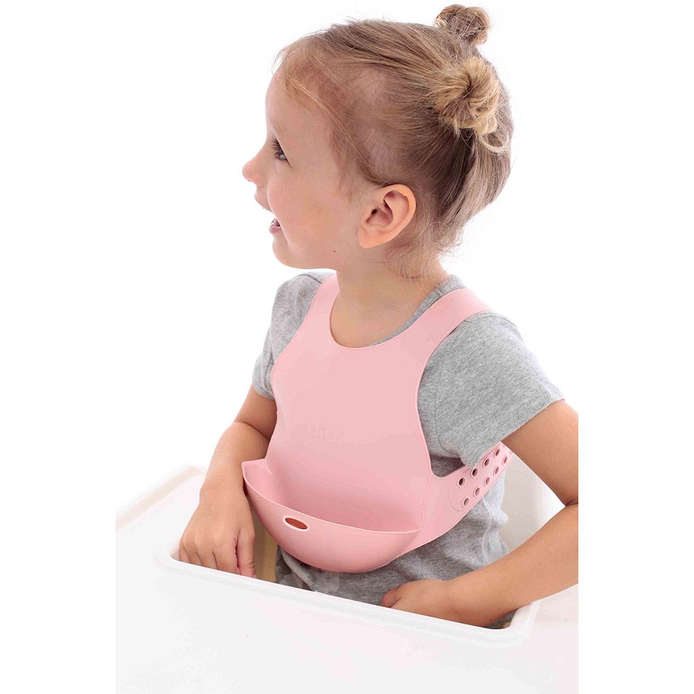 Minikoioi - Silicone Flexi Bib - Pink