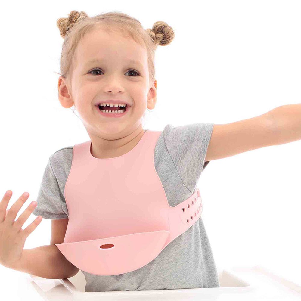 Minikoioi - Silicone Flexi Bib - Pink