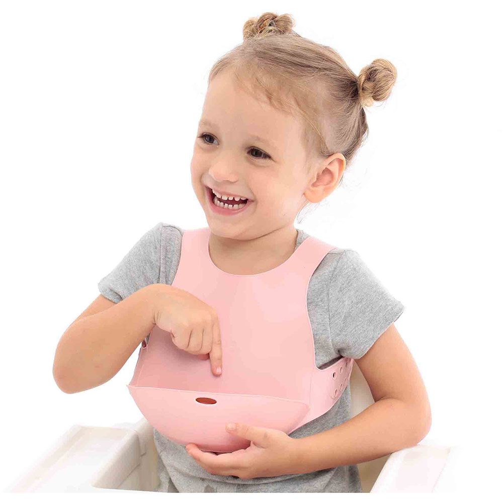 Minikoioi - Silicone Flexi Bib - Pink