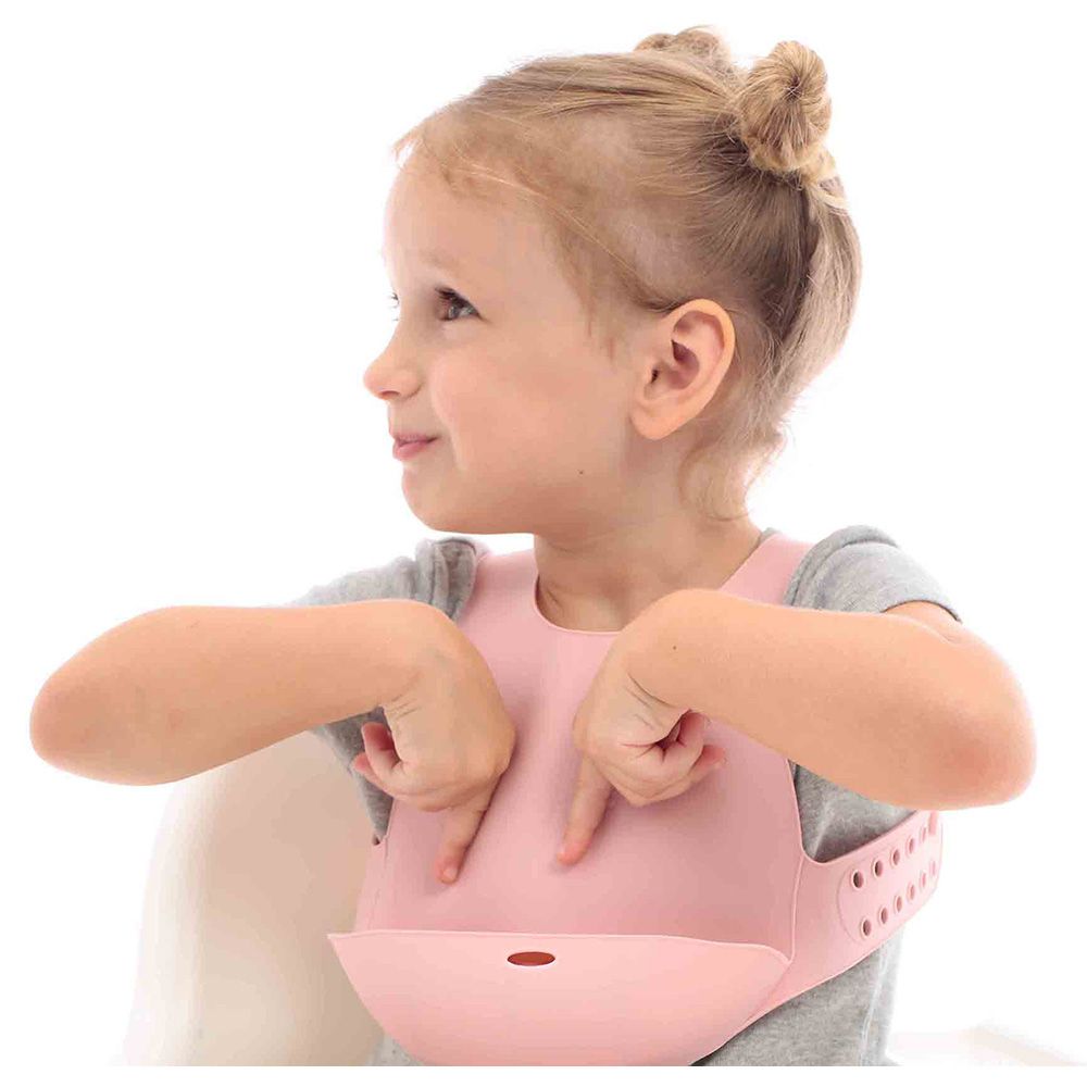 Minikoioi - Silicone Flexi Bib - Pink