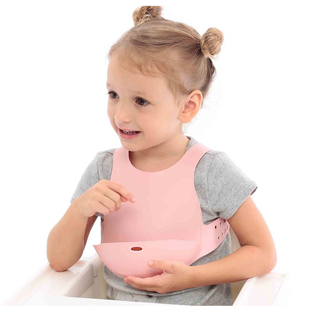 Minikoioi - Silicone Flexi Bib - Pink