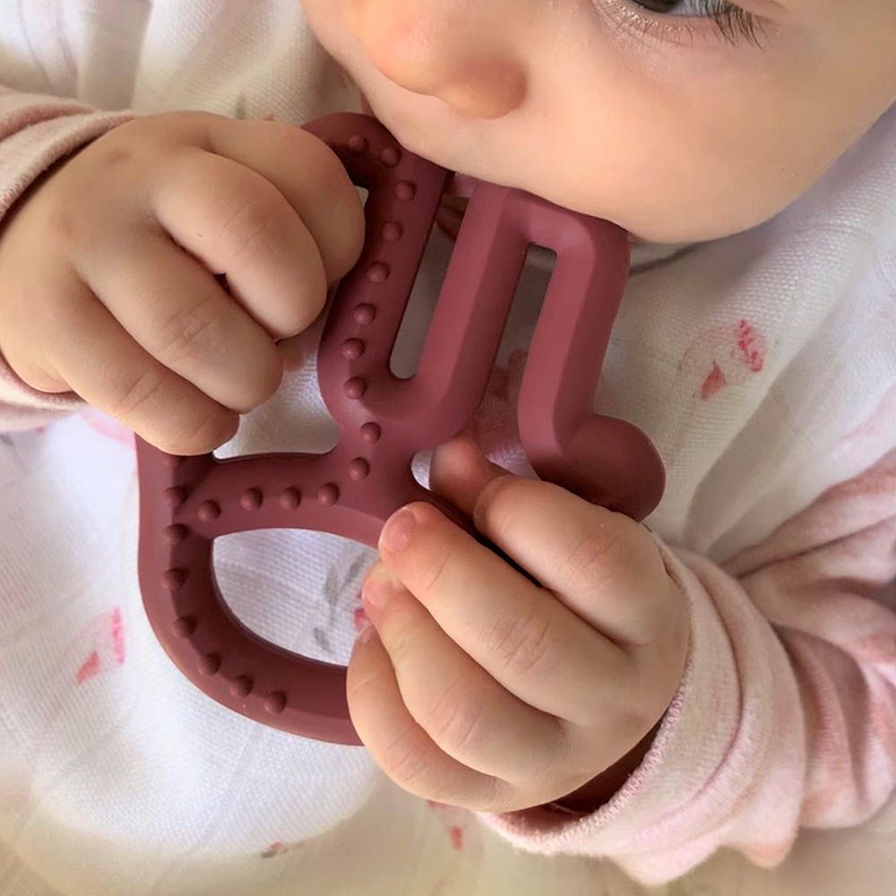 Minikoioi - Silicone Toothee Teether - Rose