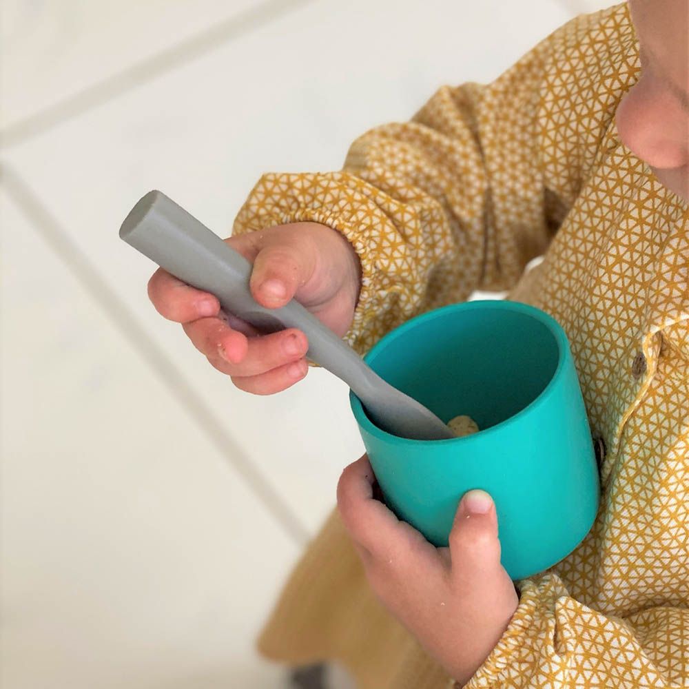 Minikoioi - Spoon - Silicone Scooper - Grey