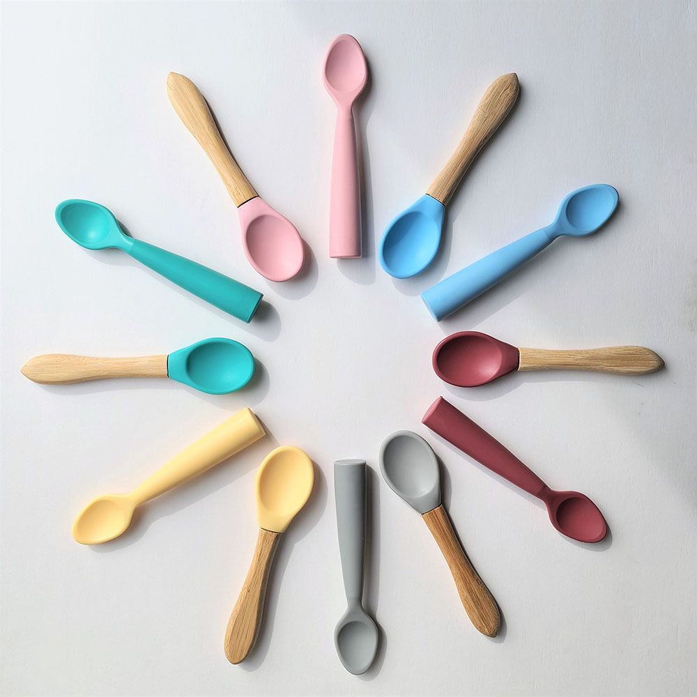 Minikoioi - Spoon - Silicone Scooper - Yellow