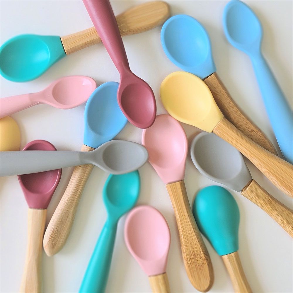 Minikoioi - Spoon - Silicone Scooper - Yellow