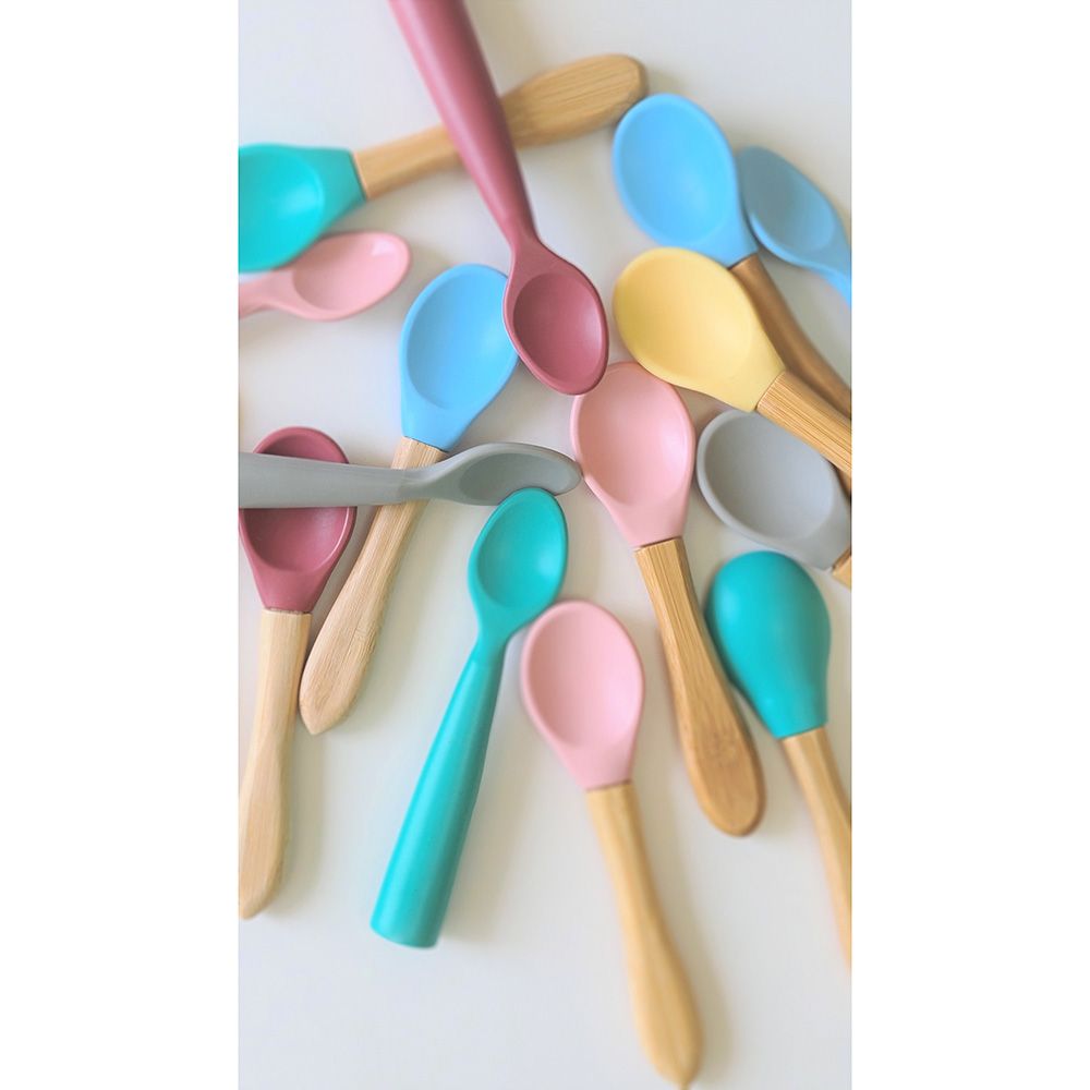 Minikoioi - Spoon - Silicone Scooper - Yellow