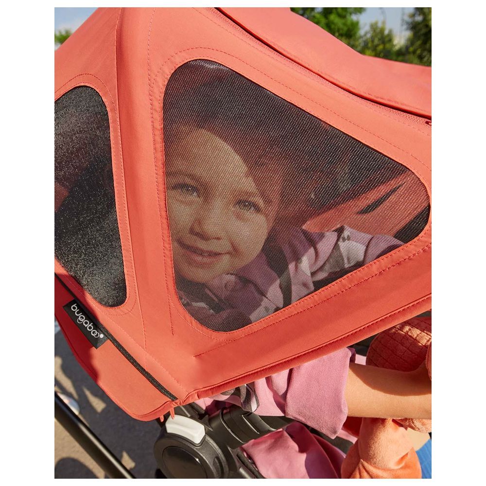 Bugaboo - Donkey Breezy Sun Canopy - Sunrise Red