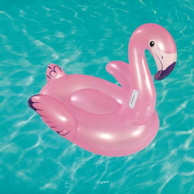 Bestway - Rider Flamingo 127 x 127 - Inflatable Pool Float - Pink