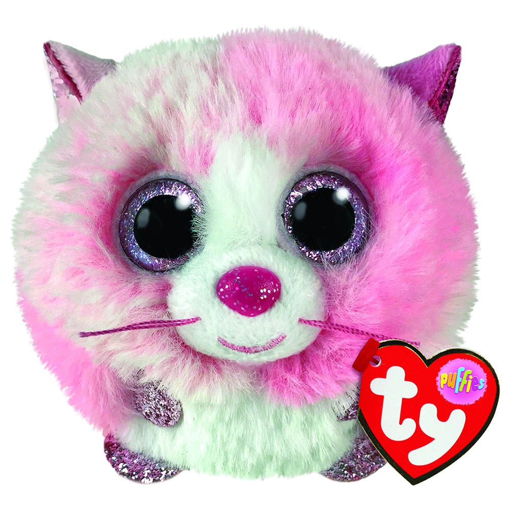 TY - Puffies Cat Tia - Pink