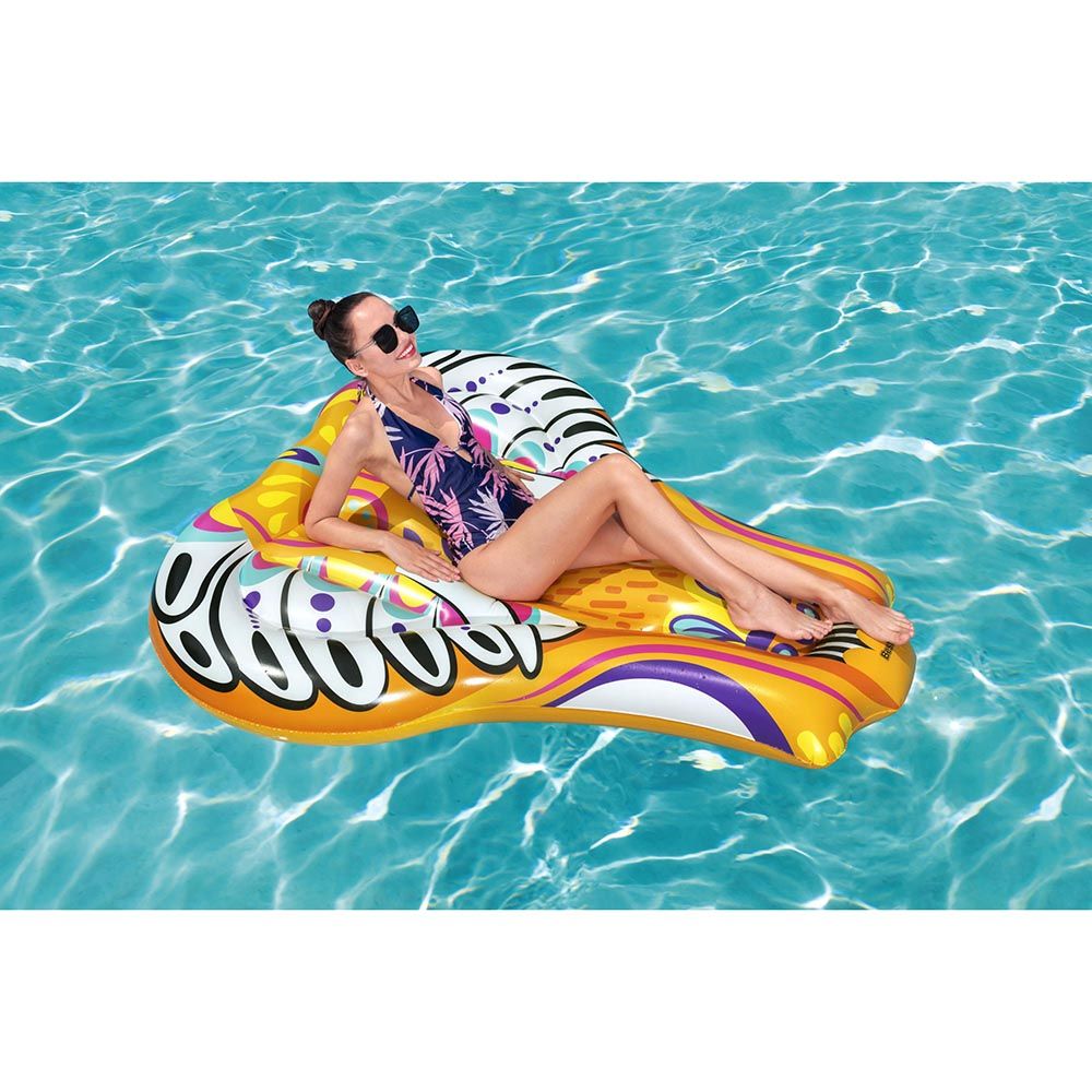 Bestway - Flirty Fiesta Elephant Island 183 x 153 cm - Orange - Inflatable Pool Float