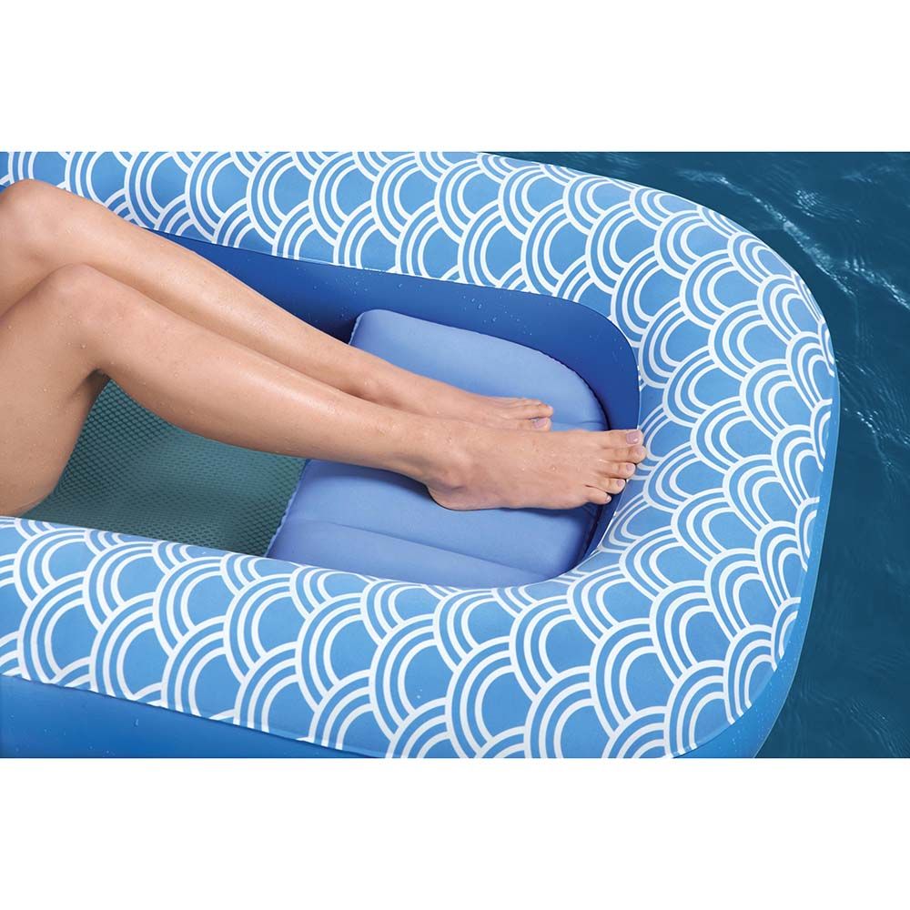 Bestway - Comfort Plush Lounge - Inflatable Pool Float - Blue