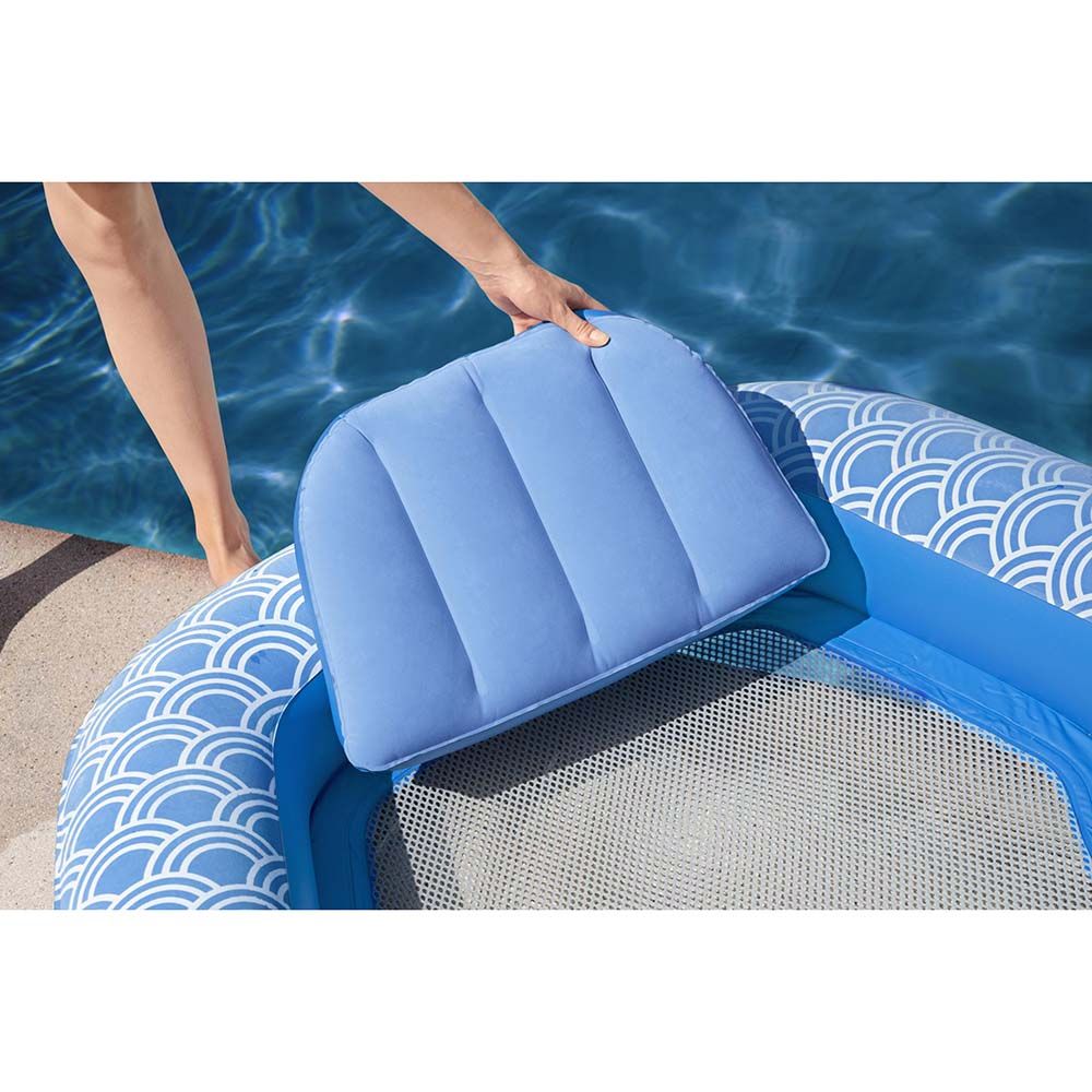 Bestway - Comfort Plush Lounge - Inflatable Pool Float - Blue