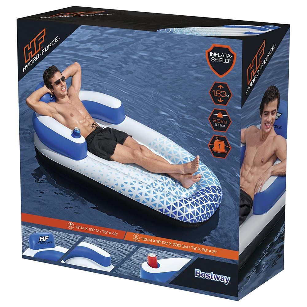 Bestway - Indigo Wave Lounge - Inflatable Pool Float