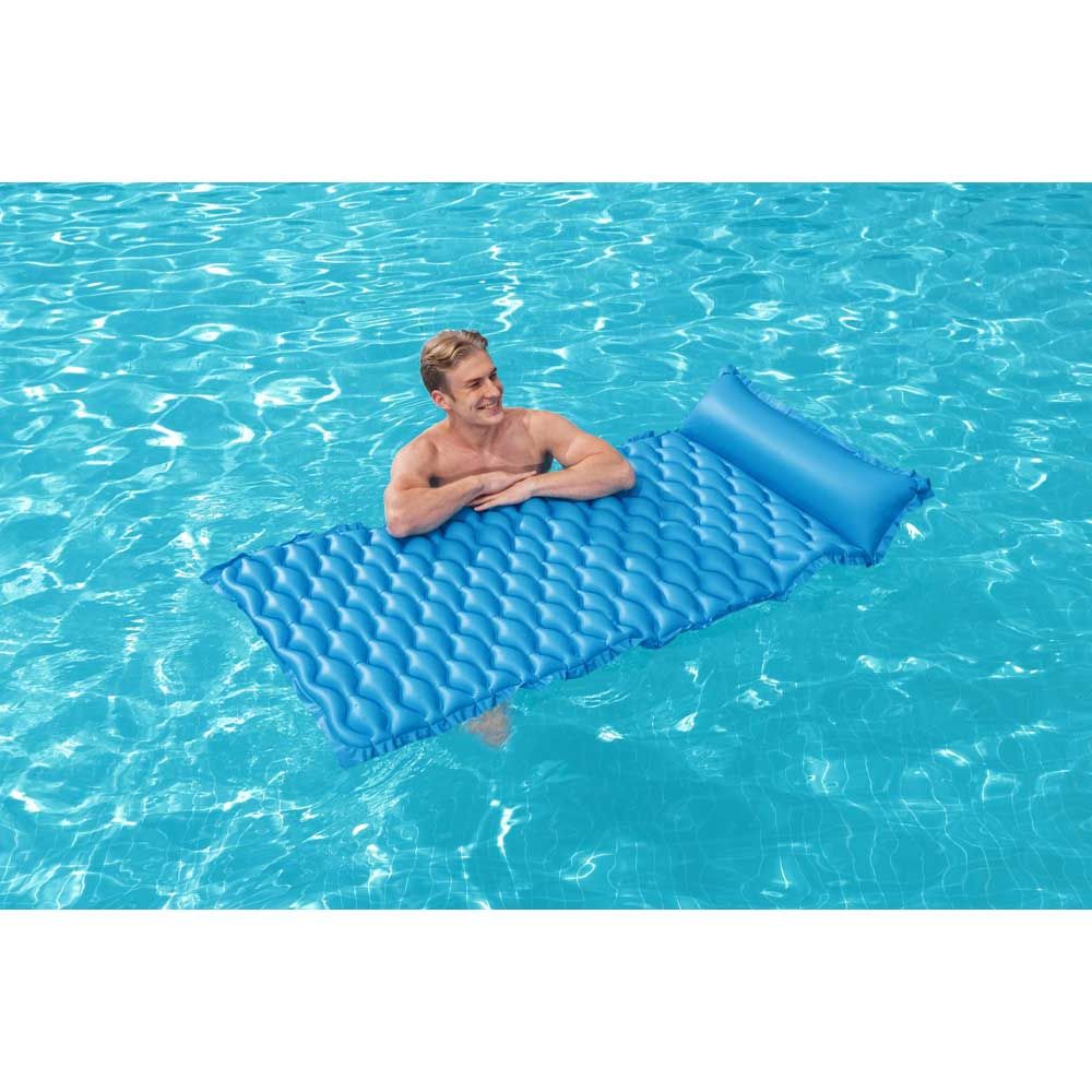 Bestway - Airmat Float N Roll 1pc - Assorted - Inflatable Pool Float