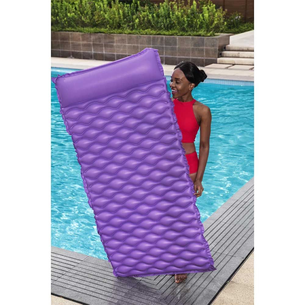 Bestway - Airmat Float N Roll 1pc - Assorted - Inflatable Pool Float