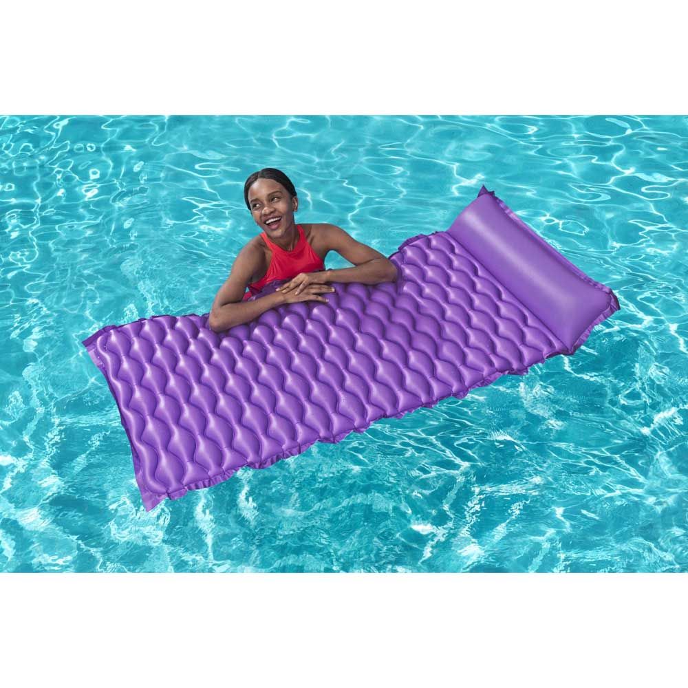 Bestway - Airmat Float N Roll 1pc - Assorted - Inflatable Pool Float