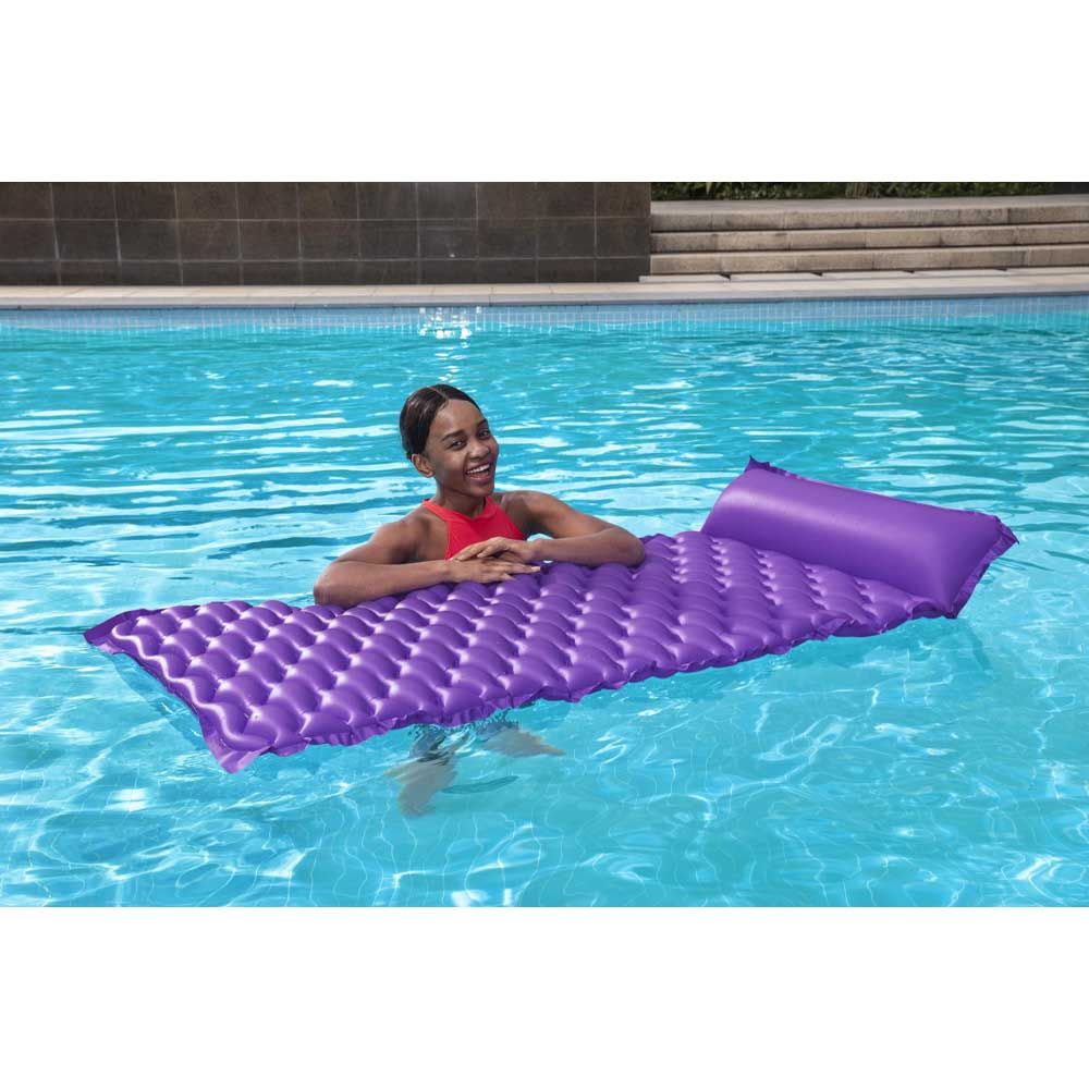 Bestway - Airmat Float N Roll 1pc - Assorted - Inflatable Pool Float