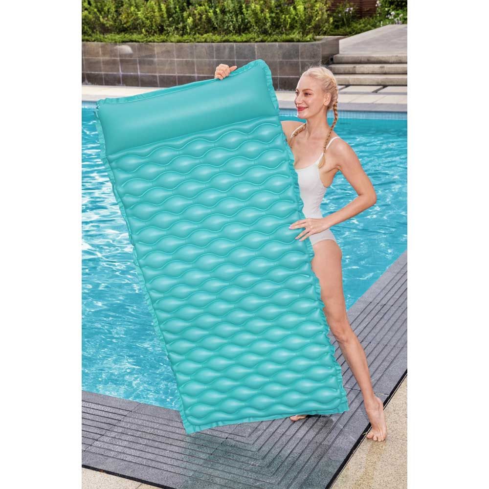 Bestway - Airmat Float N Roll 1pc - Assorted - Inflatable Pool Float