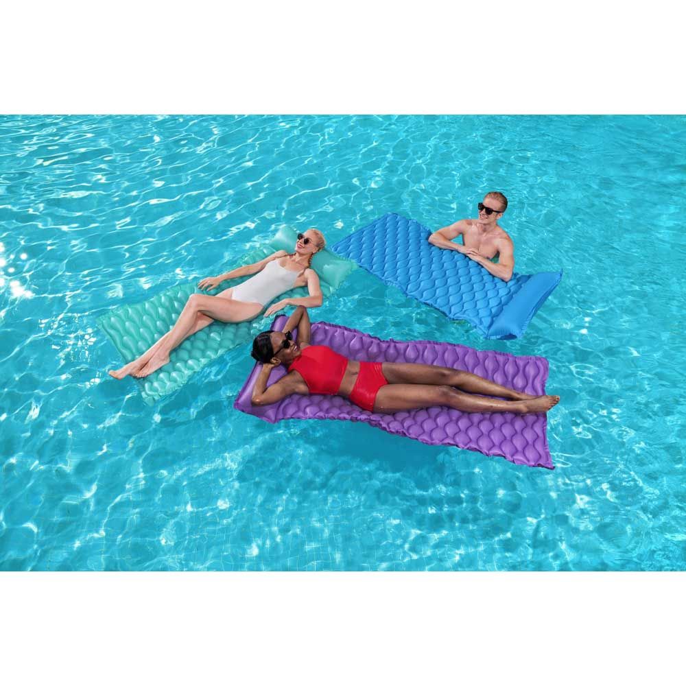 Bestway - Airmat Float N Roll 1pc - Assorted - Inflatable Pool Float