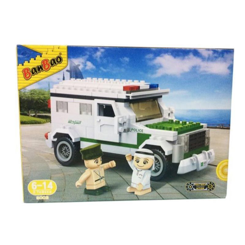 Banbao - Arabic Police Car 230 Pcs