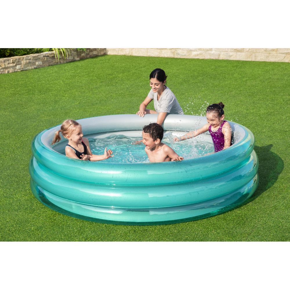 Bestway - Big Metallic 3-Ring Pool 201x53cm