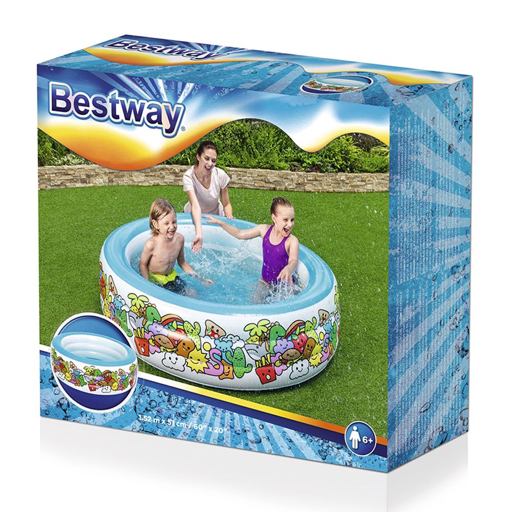 Bestway  -  Pool Play Graphics 152 x 51 - Blue