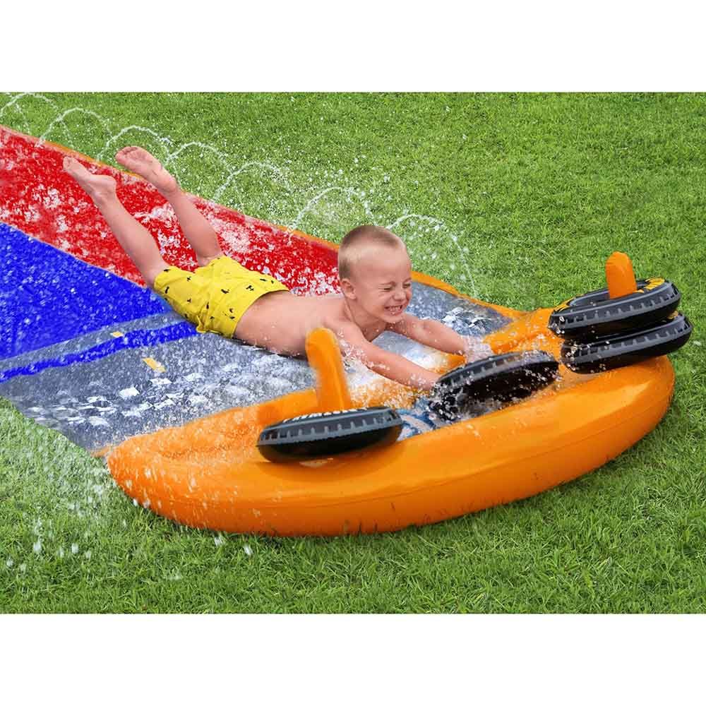 Bestway - H2OGO Splashy Speedway Water Slide 488cm - Inflatable Pool Float