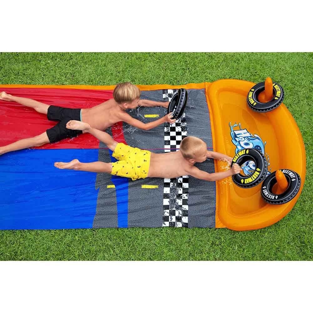 Bestway - H2OGO Splashy Speedway Water Slide 488cm - Inflatable Pool Float