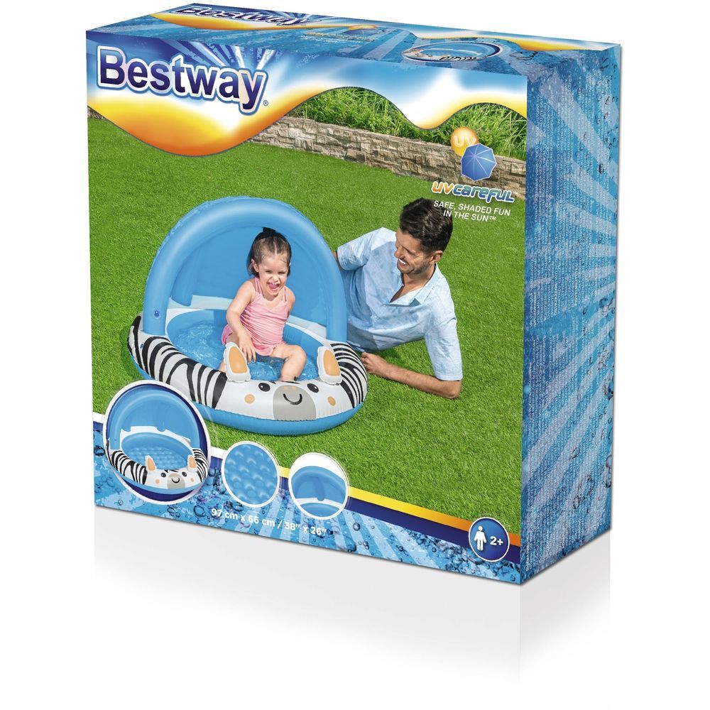 Bestway - UV Care - Baby Seat Float - Safari Sun Shaded 97x66cm